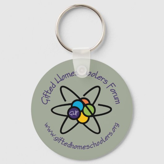 GHFロゴキーリング キーホルダー (正面)