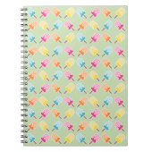 Ghiacciolo notebook - Colorful Popsicle Pattern ノートブック (正面)