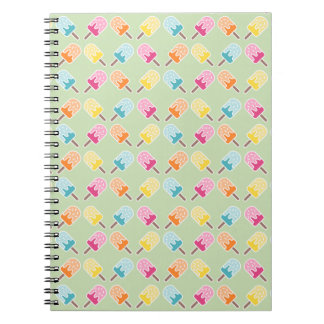 Ghiacciolo notebook - Colorful Popsicle Pattern  ノートブック