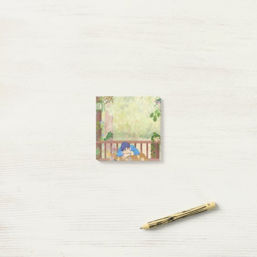 Ghibli Inspired 1 Stick note ポストイット (デスク上)