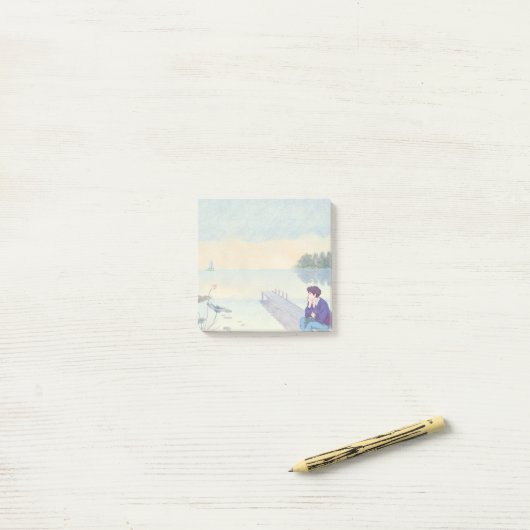 Ghibli Inspired Style 2 Sticky Notes ポストイット (デスク上)