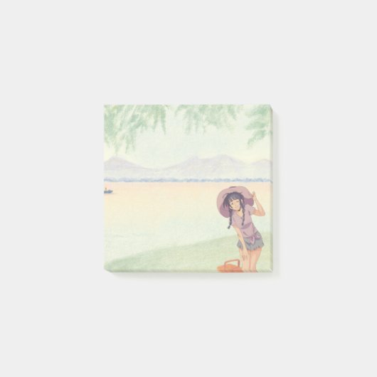 Ghibli Inspired Style 4 Sticky Notes ポストイット (正面)