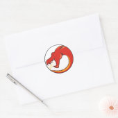 Ghidra for Reverseエンジニアリング ラウンドシール (封筒)