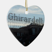 Ghirardelli正方形のサンフランシスコ セラミックオーナメント (右)