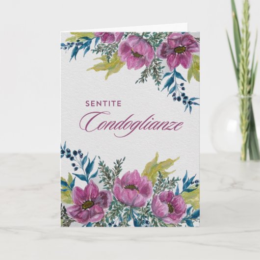 Ghirlanda di Anemoni – Sentite Condoglianze カード (正面)