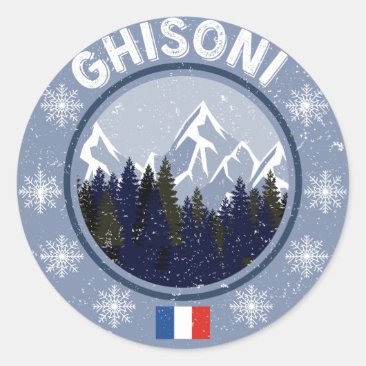 Ghisoni Station de ski ラウンドシール (正面)