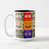 Ghonim_マグカップ10数々の$-顔 ツートーンマグカップ (左)