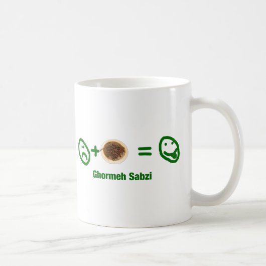 Ghormeh Sabzi コーヒーマグカップ (右)