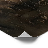 Ghost And Black Cat By Campfire With Marshmallows ポスター (角)