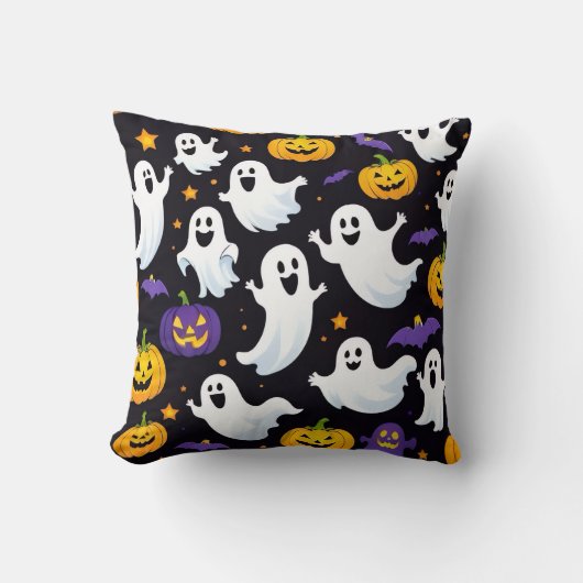 GHOST AND PUMPKIN クッション (正面)
