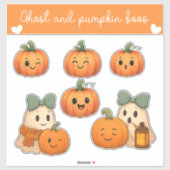 Ghost and Pumpkin Boos Sticker Sheet  シール (シート)