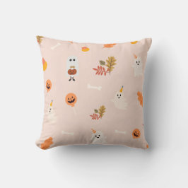 GHOST AND PUMPKIN CANDY クッション