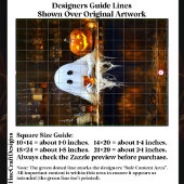 Ghost at Haunted Halloween Bar EA2R Decoupage 薄葉紙