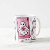 Ghost Bae Mug – Cute Spooky Coffee Cup コーヒーマグカップ (正面右)
