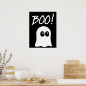 Ghost Boo, cute ghost design ポスター (キッチン)