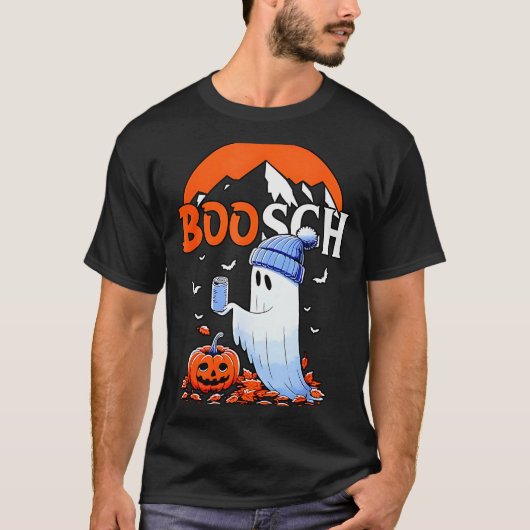 Ghost Boosch Beer Halloween Tシャツ (正面)
