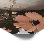 Ghost Brushing Black Cat's Teeth Bathtub Print ポスター (角)