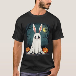 Ghost Bunny Halloween Boohop Ghost Bunny  Tシャツ