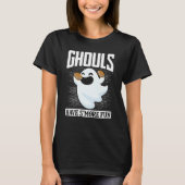 Ghost Camping Halloween Ghouls Have SMore Fun Cost Tシャツ (正面)