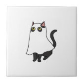 Ghost Cat Classic T-Shirt_2 タイル (正面)