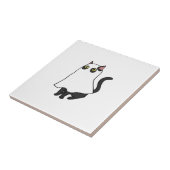 Ghost Cat Classic T-Shirt_2 タイル (側面)