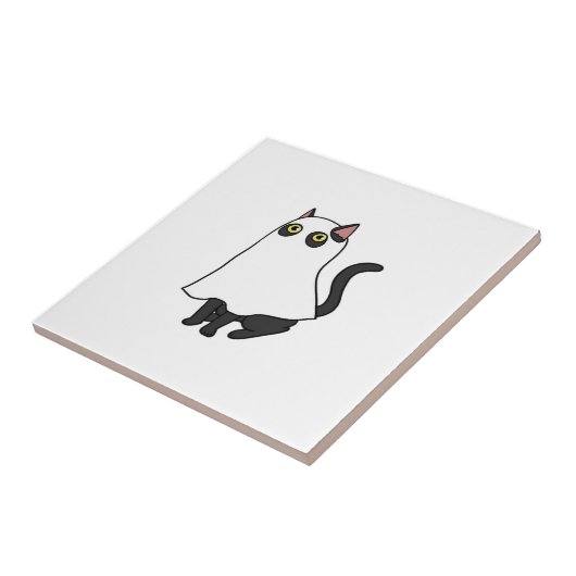 Ghost Cat Classic T-Shirt_2 タイル (側面)