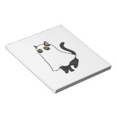Ghost Cat Classic T-Shirt_2 ノートパッド (アングル)