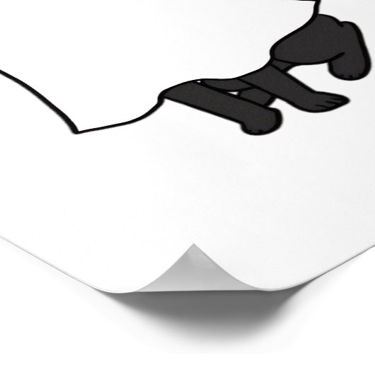 Ghost Cat Classic T-Shirt_2 ポスター (角)