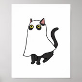 Ghost Cat Classic T-Shirt_2 ポスター (正面)