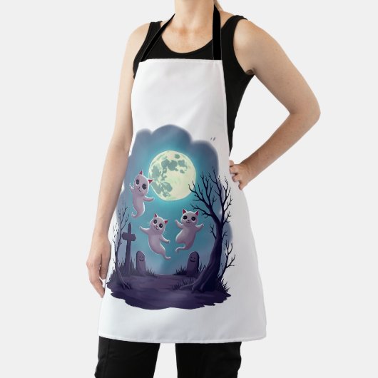 Ghost Cat Parade エプロン (インサイチュ)