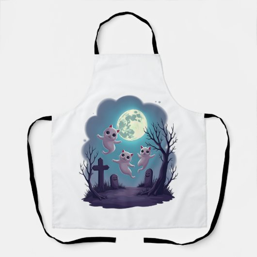 Ghost Cat Parade エプロン (正面)