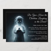 Ghost Child Halloween Costume Party Invitation 招待状 (正面/裏面)