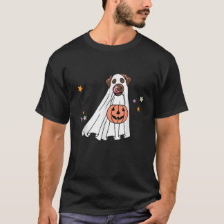 Ghost Chocolate Labrador Retriever Boo Dog Hallowe Tシャツ