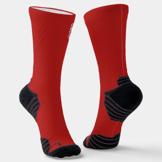 Ghost Dance red high performance socks ソックス (傾斜あり)