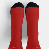 Ghost Dance red high performance socks ソックス (上部)
