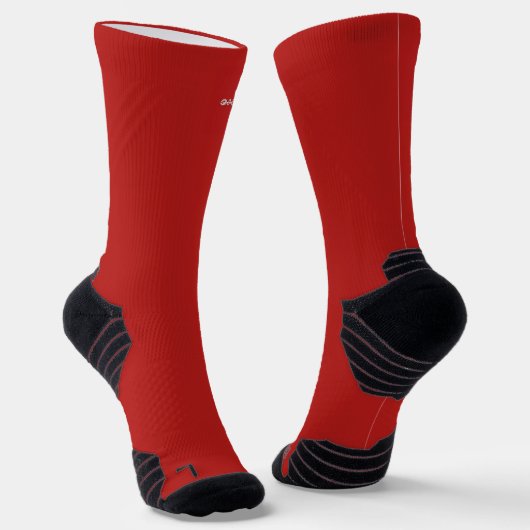 Ghost Dance red high performance socks ソックス (傾斜あり)