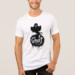 Ghost – Dark Horror Dripping Text Art トライブレンドＴシャツ