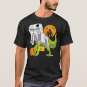 Ghost Dinosaur Funny T Rex Halloween Shirt For Boy Tシャツ (正面)