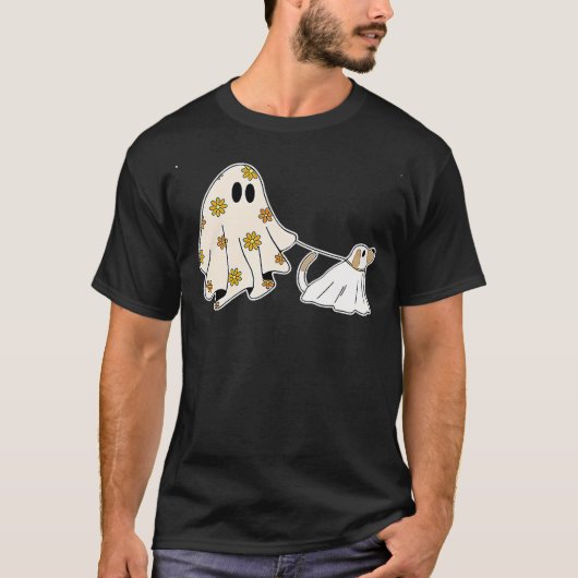 Ghost Dog, Dog Lovers Halloween Tシャツ (正面)