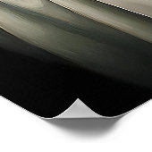 Ghost Drinking Cocktail Espresso Martini Print ポスター (角)