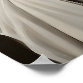 Ghost Drinking Coffee Print, Ghost Tea Whimsical ポスター (角)