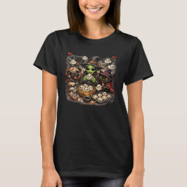 Ghost Dumpling Kitchen Crew | ハロウィンのパグ猫 Tシャツ