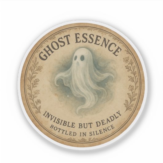 Ghost Essence - Halloween Apothecary Label シール (正面)