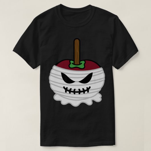 Ghost Face Candy Apple Halloween762 Tシャツ (デザイン正面)