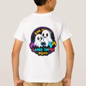 Ghost Gamer Squad – Retro Arcade Halloween Tee Tシャツ (裏面)