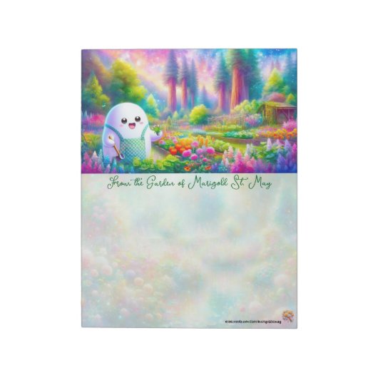 Ghost Gardening Notepad ノートパッド (回転)