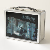 Ghost Girl in Blue – Haunting Surreal Art メタルランチボックス (正面)