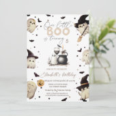 Ghost Glass Candle Halloween 招待状 (スタンド正面)