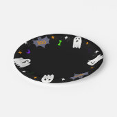 Ghost Halloween ペーパープレート (アングル)