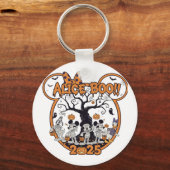 Ghost Halloween Crewneck ,Cozy Spooky S キーホルダー (正面)